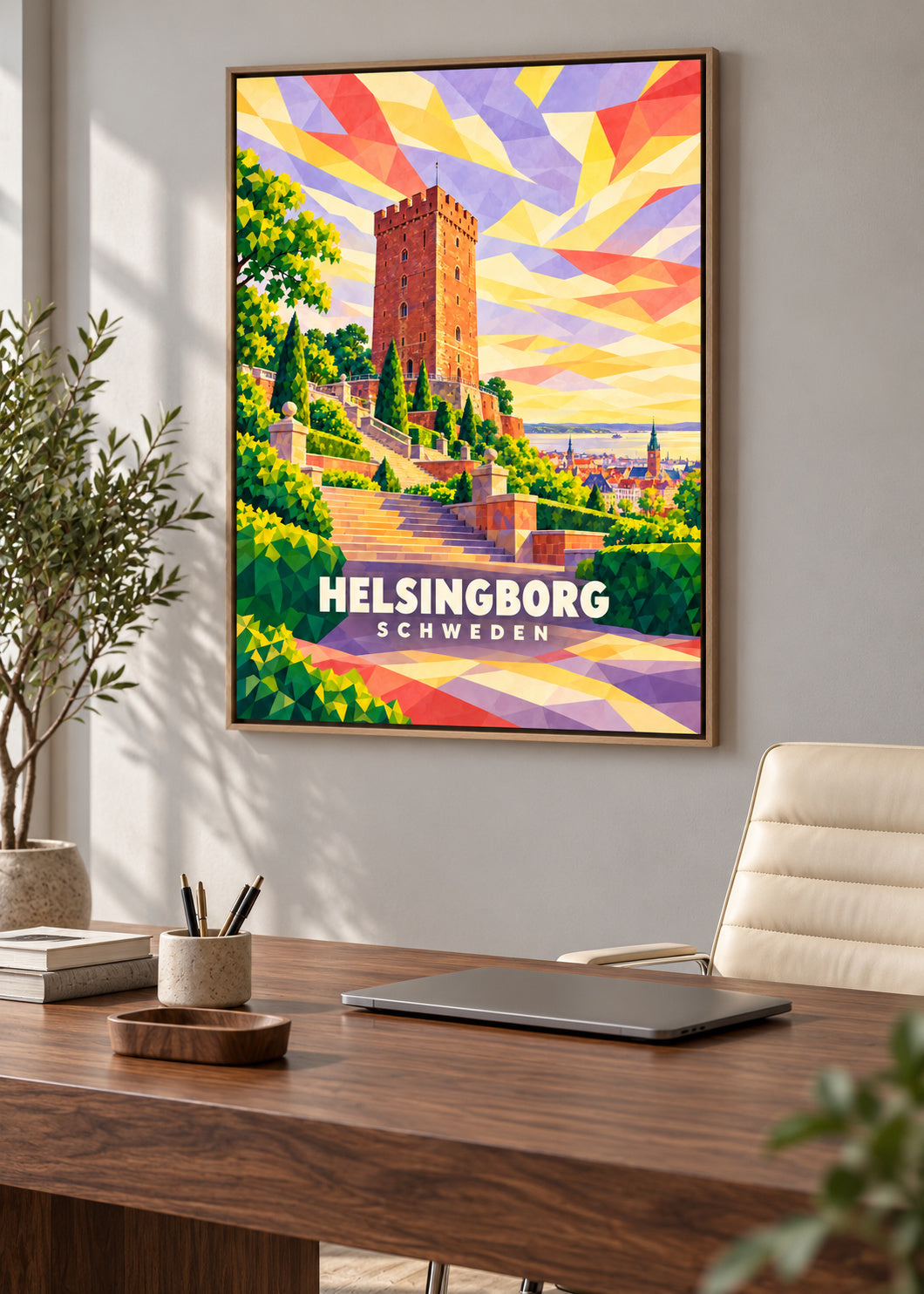Helsingborg – Schweden – Naturholz-Schattenfugenrahmen