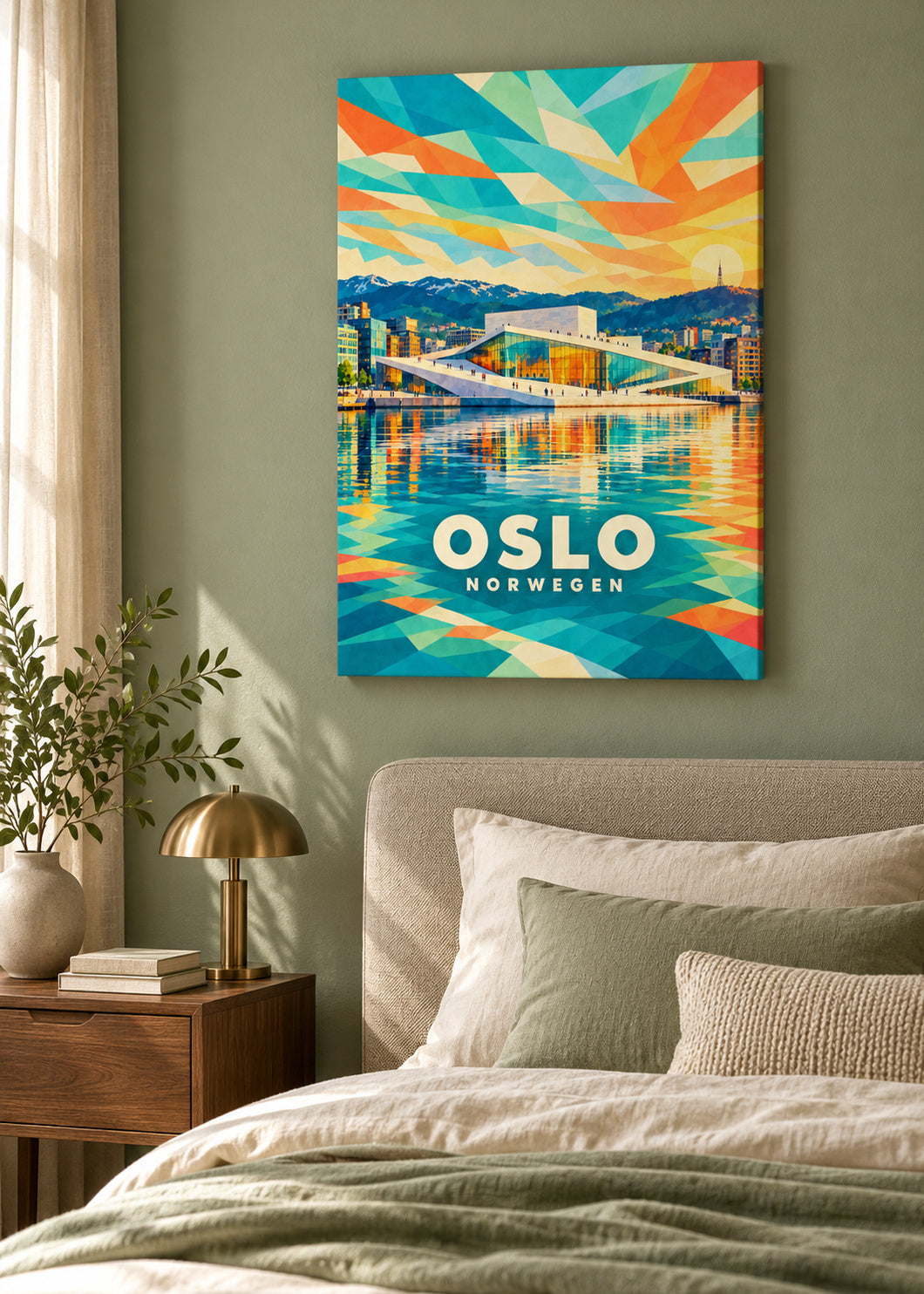 Oslo – Norwegen – Slim-Leinwand