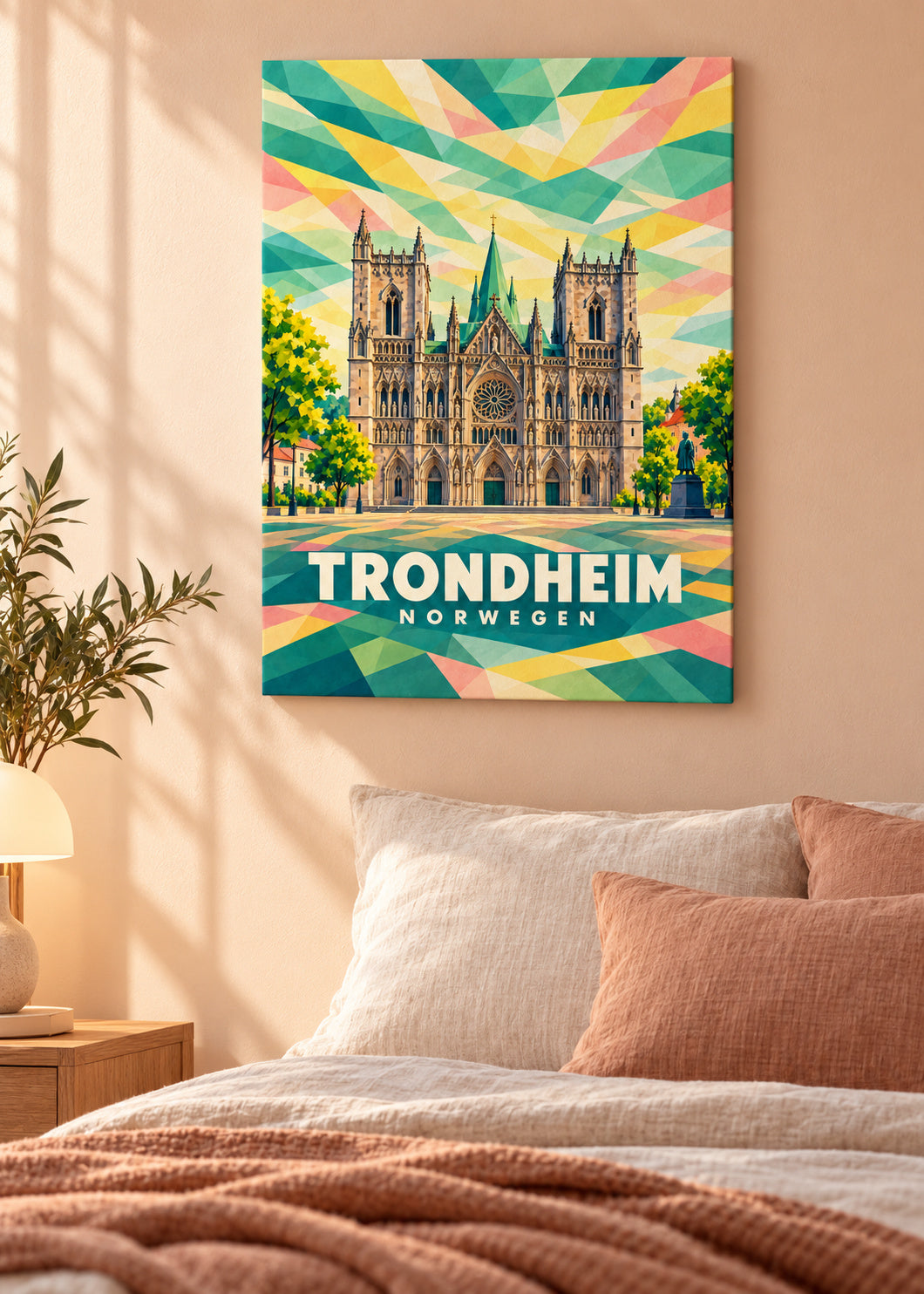 Trondheim – Norwegen – Slim-Leinwand