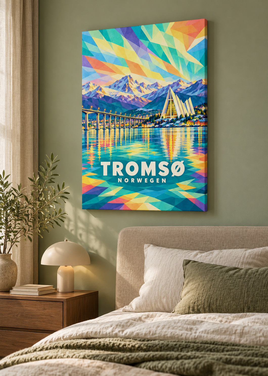 Tromsø – Norwegen – Slim-Leinwand