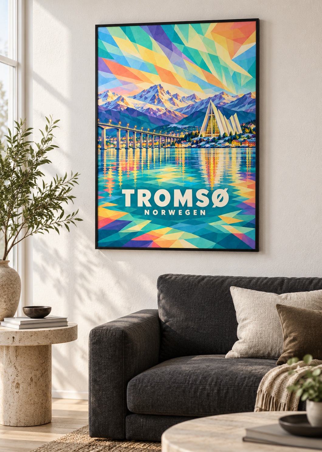 Tromsø – Norwegen – schwarzer Rahmen