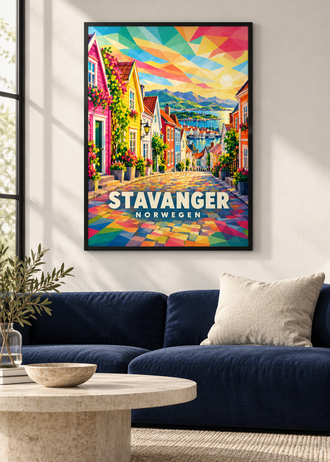 Stavanger – Norwegen – schwarzer Rahmen