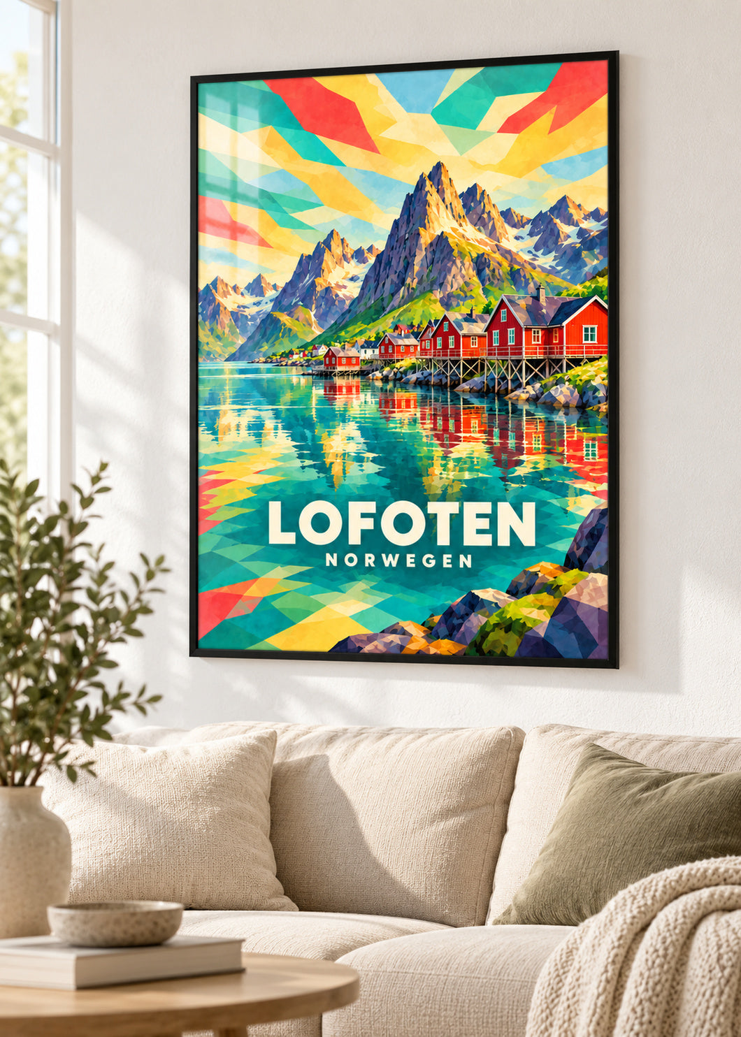 Lofoten – Norwegen – schwarzer Rahmen