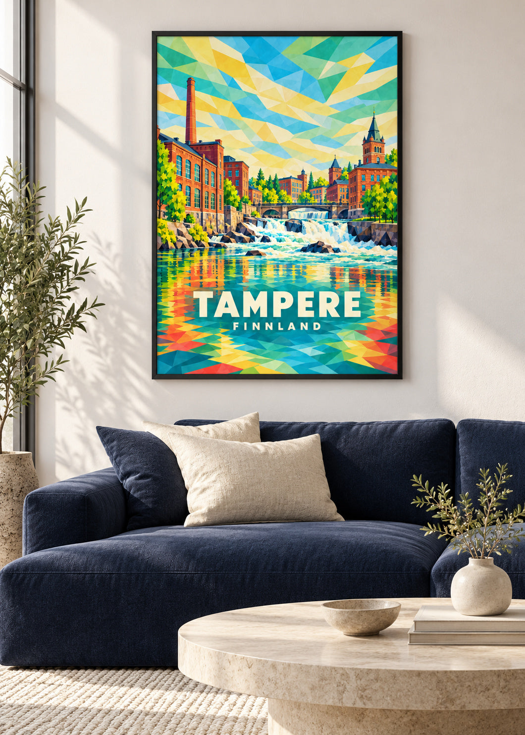 Tampere – Finnland – mockup-schwarz