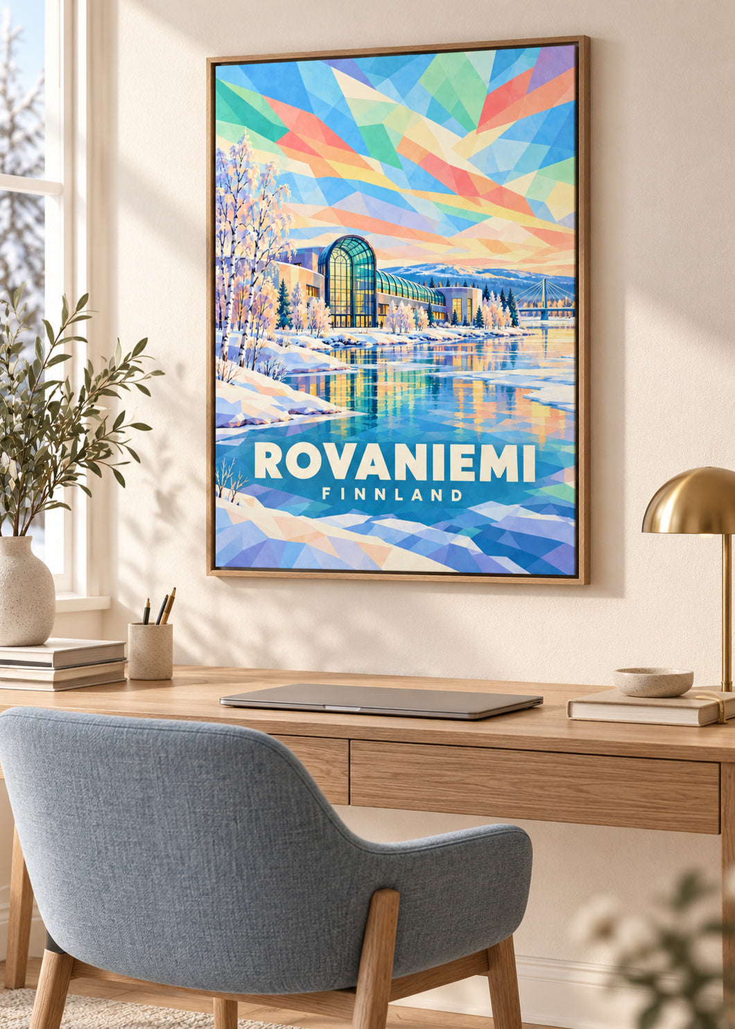 Rovaniemi – Finnland – mockup-naturholz