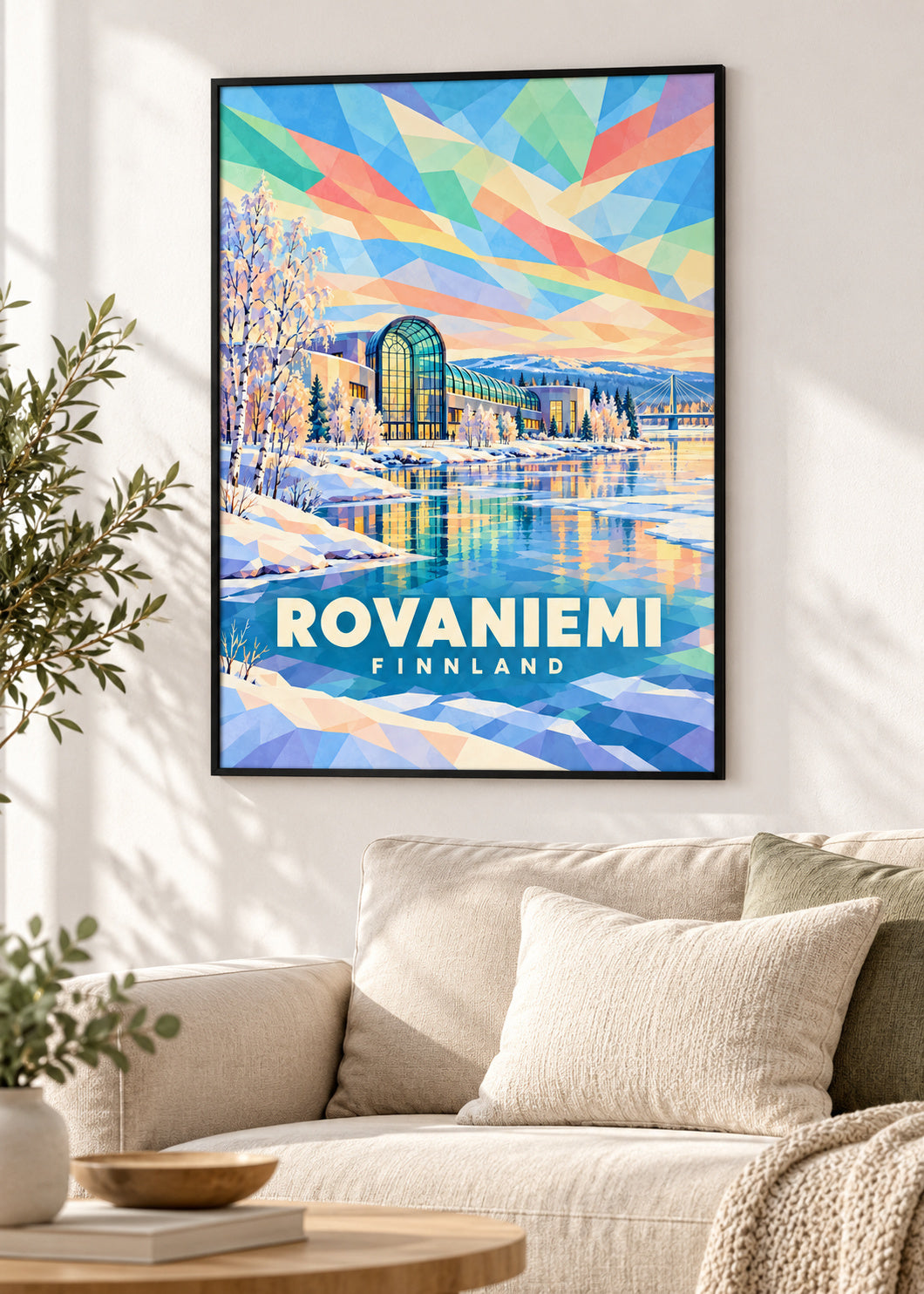 Rovaniemi – Finnland – mockup-schwarz