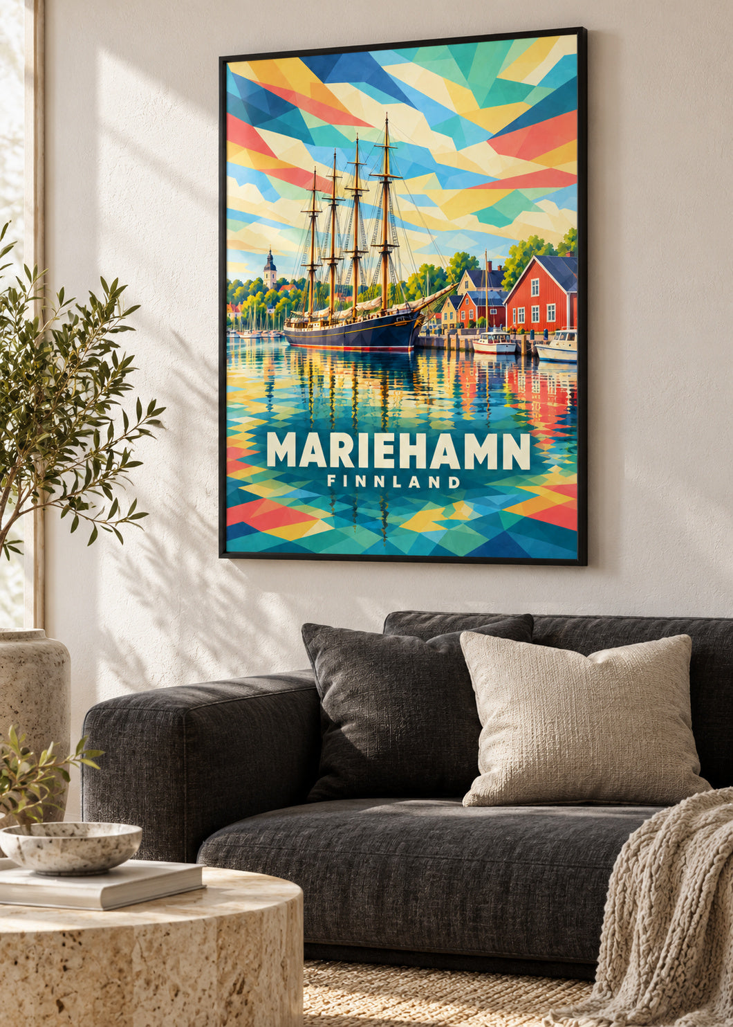 Mariehamn – Finnland – mockup-schwarz