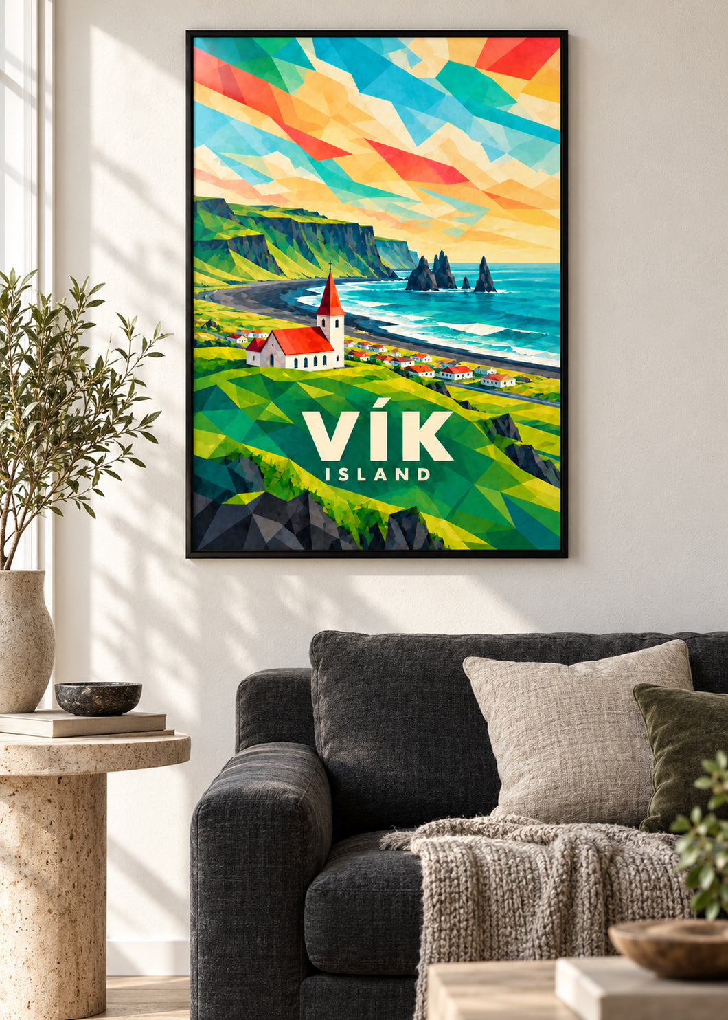 Vík – Island – mockup-schwarz