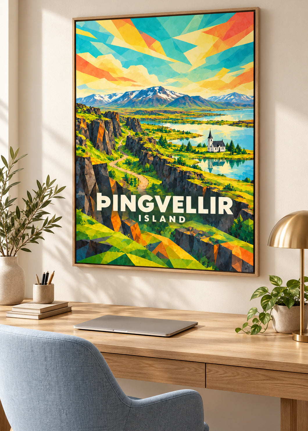 Þingvellir – Island – mockup-naturholz