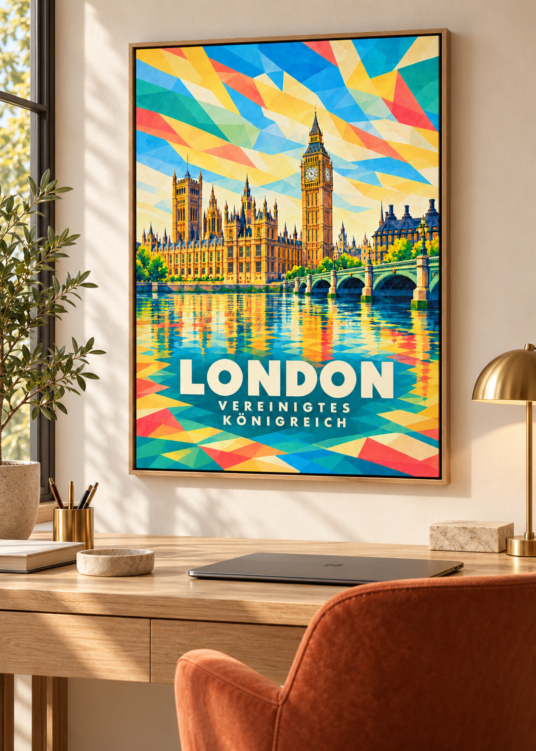 London – Vereinigtes Königreich – mockup-naturholz