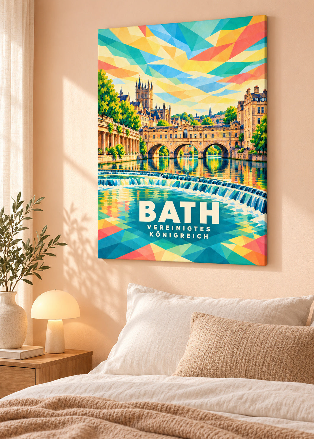 Bath – Vereinigtes Königreich – mockup-leinwand