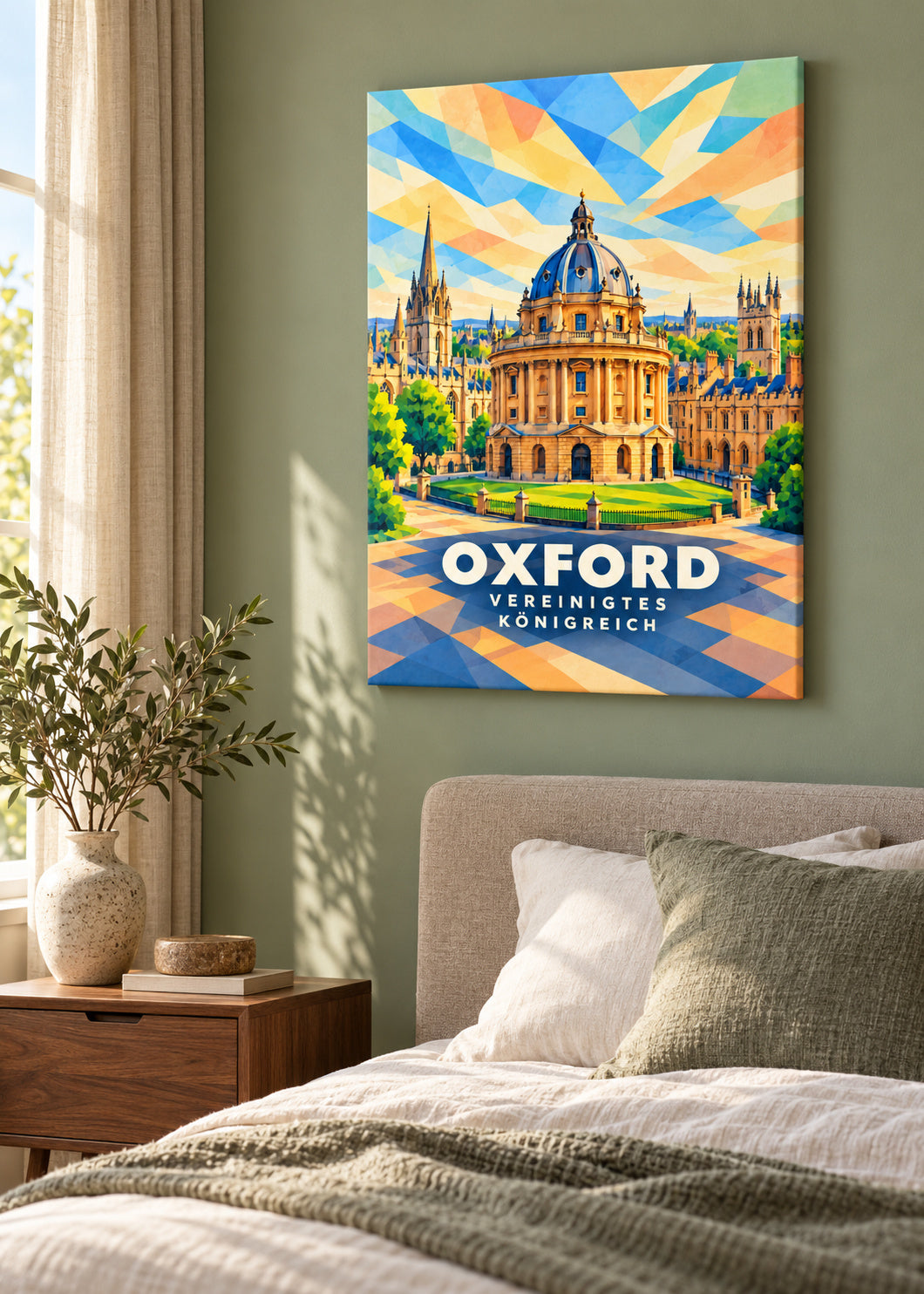 Oxford – Vereinigtes Königreich – mockup-leinwand