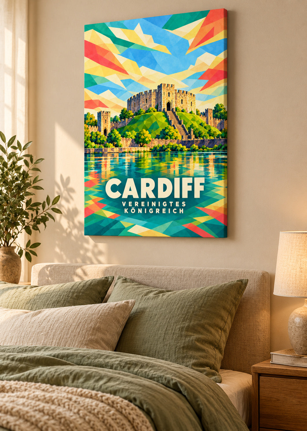 Cardiff – Vereinigtes Königreich – Leinwand Slim