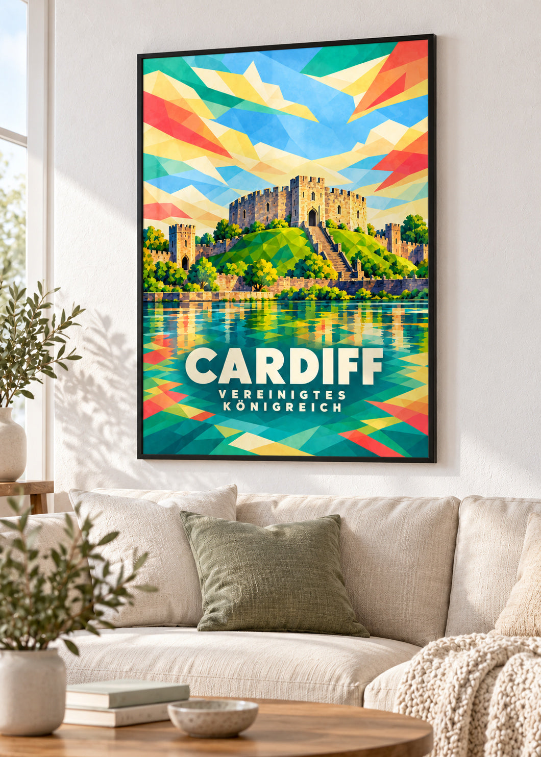 Cardiff – Vereinigtes Königreich – Schwarzer Rahmen