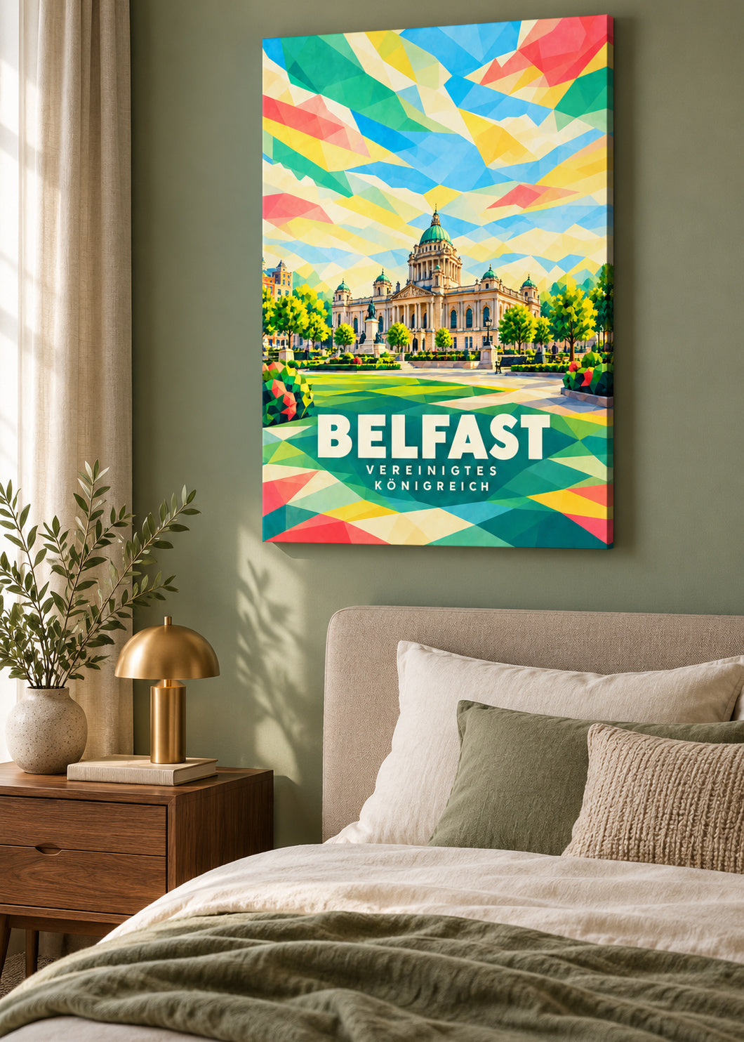 Belfast – Vereinigtes Königreich – mockup-leinwand