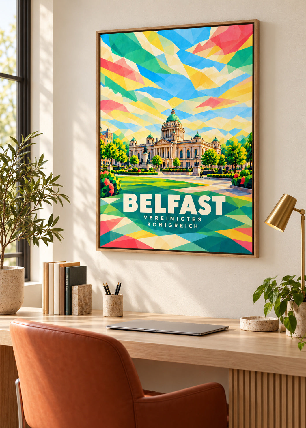 Belfast – Vereinigtes Königreich – mockup-naturholz