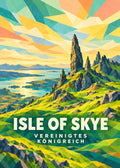 Isle of Skye – Vereinigtes Königreich – Geometrische Illustration