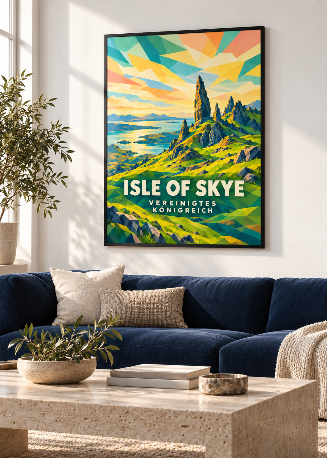 Isle of Skye – Vereinigtes Königreich – Schwarzer Rahmen