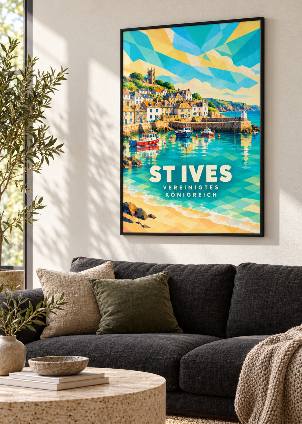 St Ives – Vereinigtes Königreich – Schwarzer Rahmen