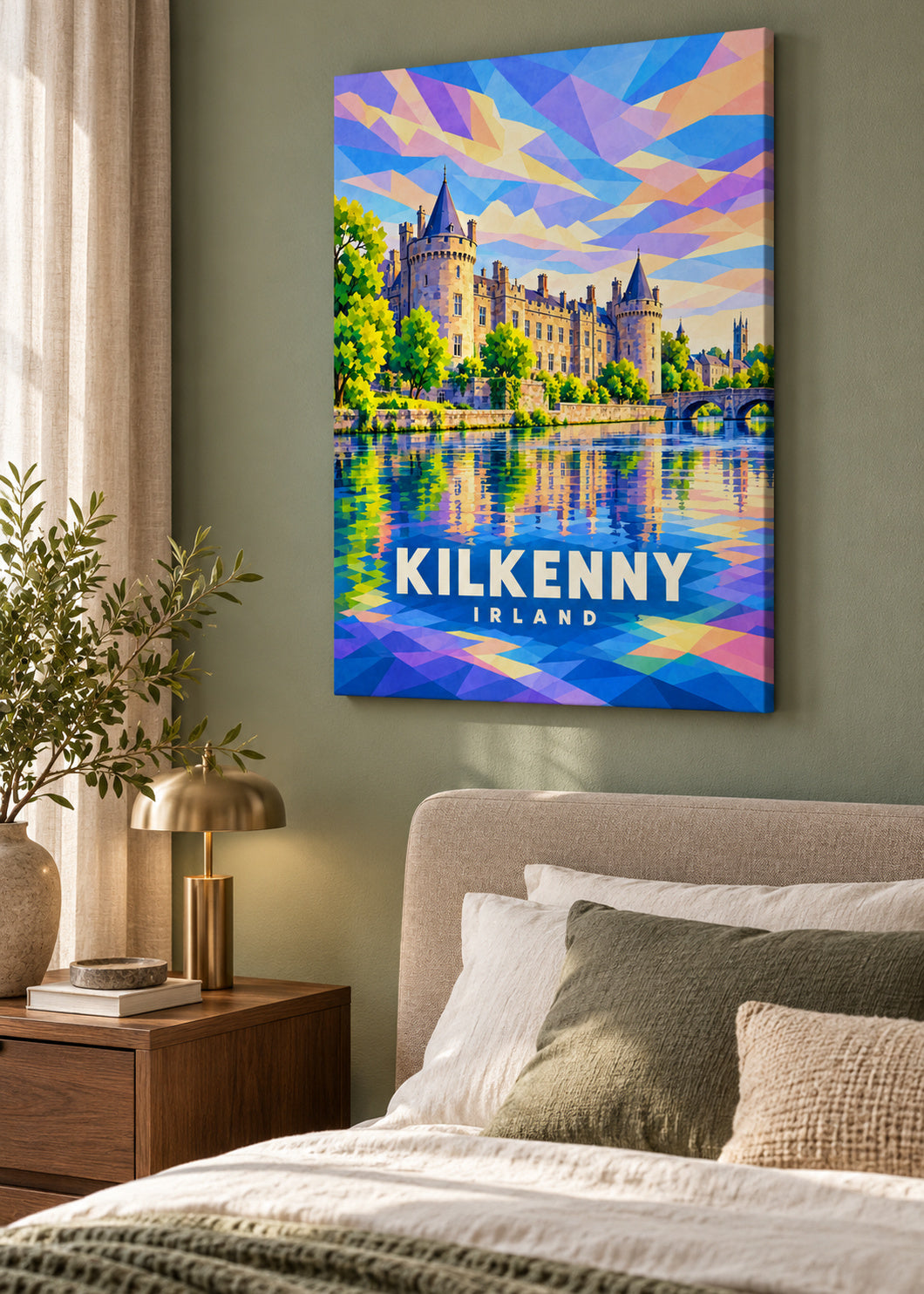 Kilkenny – Irland – mockup-leinwand