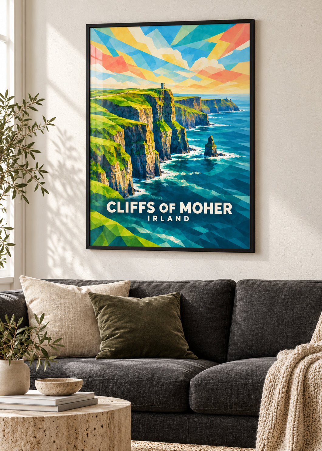 Cliffs of Moher – Irland – mockup-schwarz