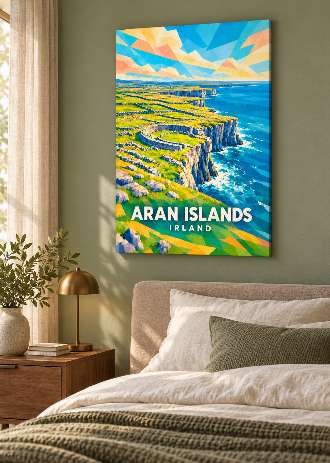 Aran Islands – Irland – mockup-leinwand