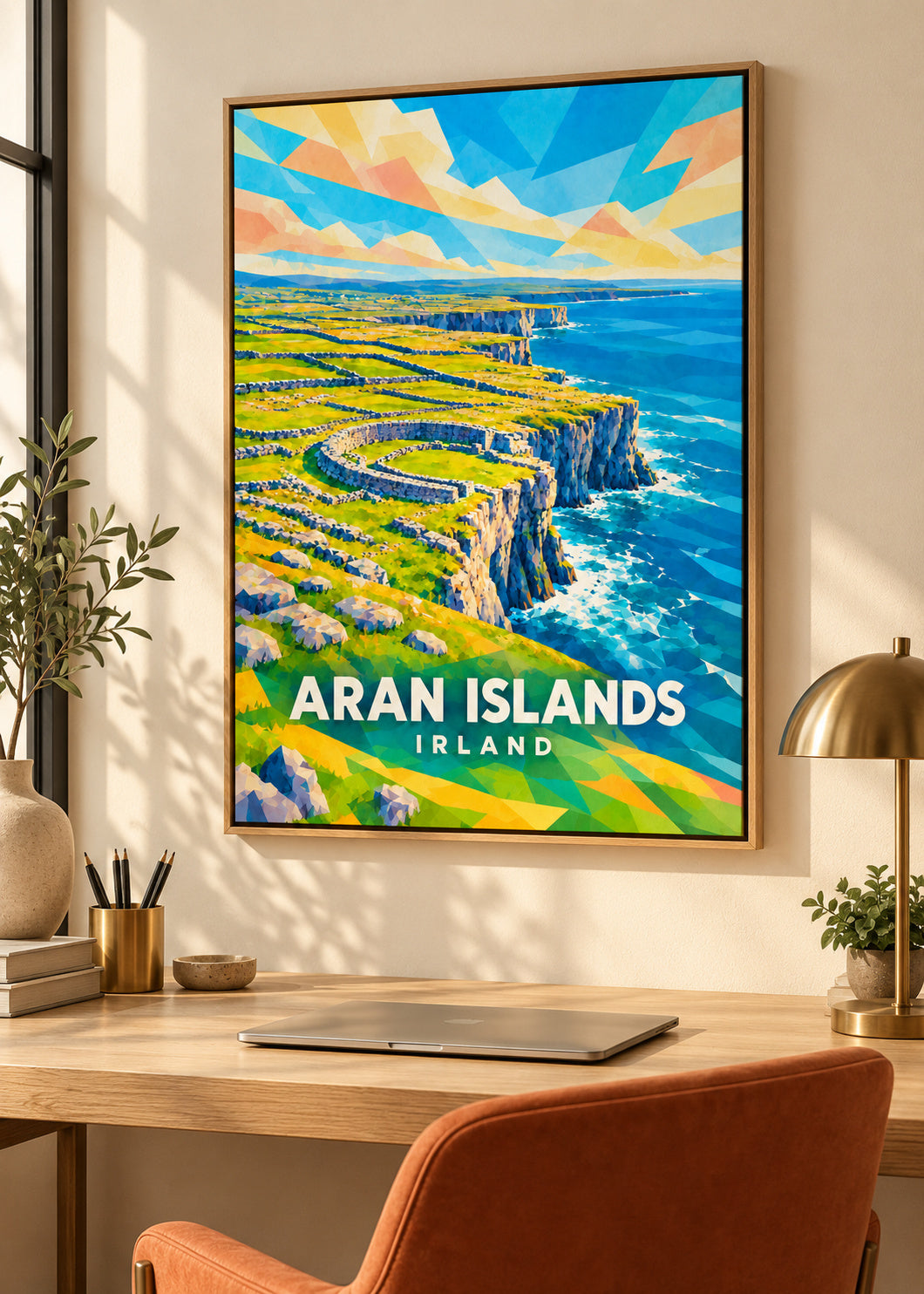 Aran Islands – Irland – mockup-naturholz