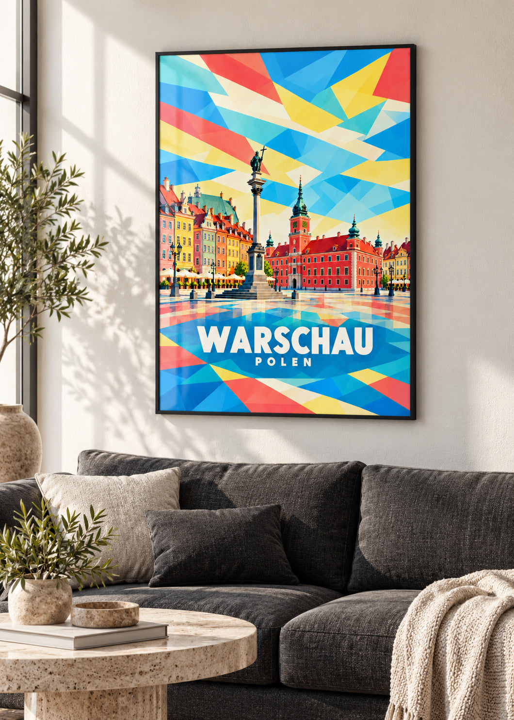 Warschau – Polen – schwarzer Rahmen