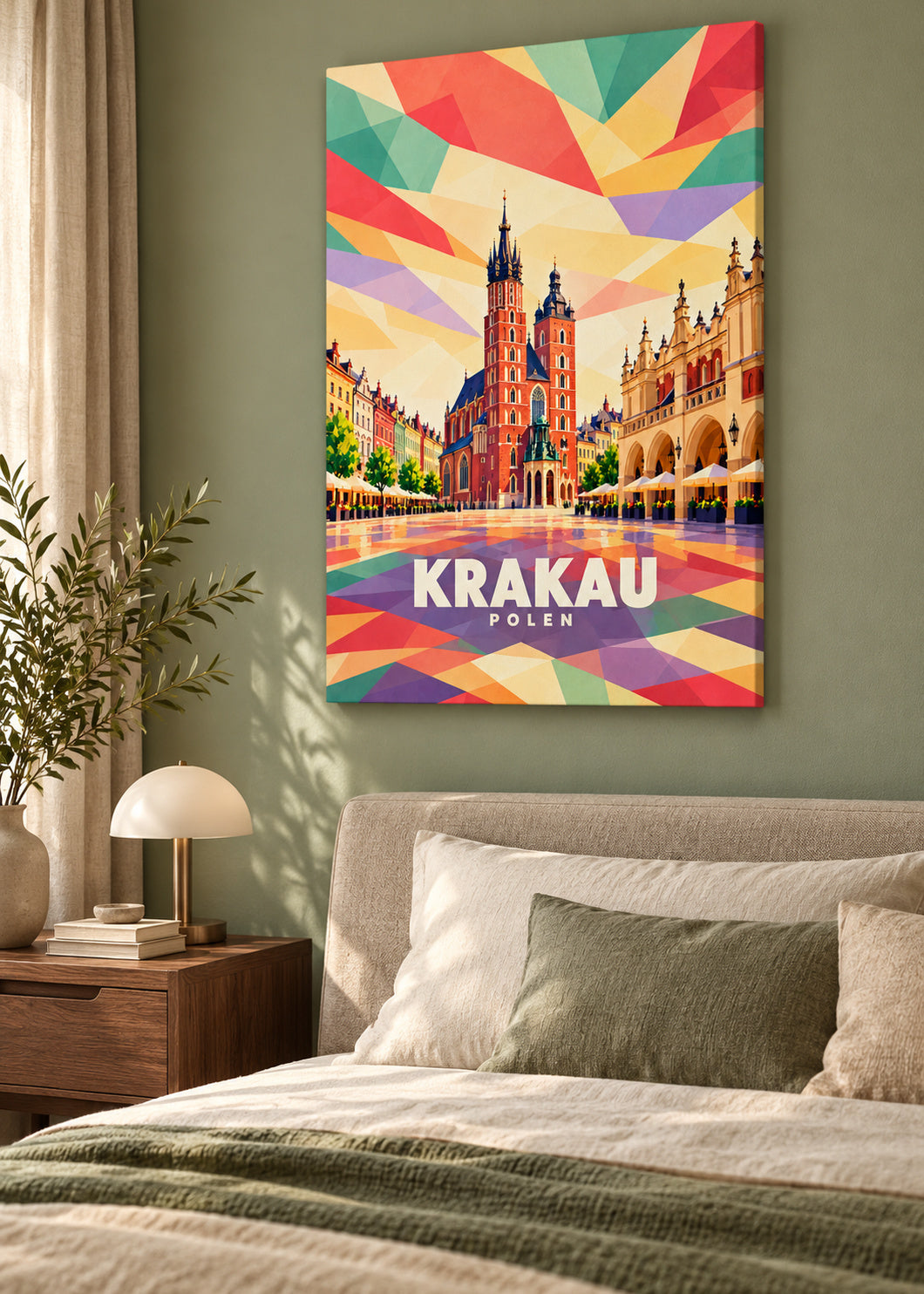 Krakau – Polen – Leinwand Slim