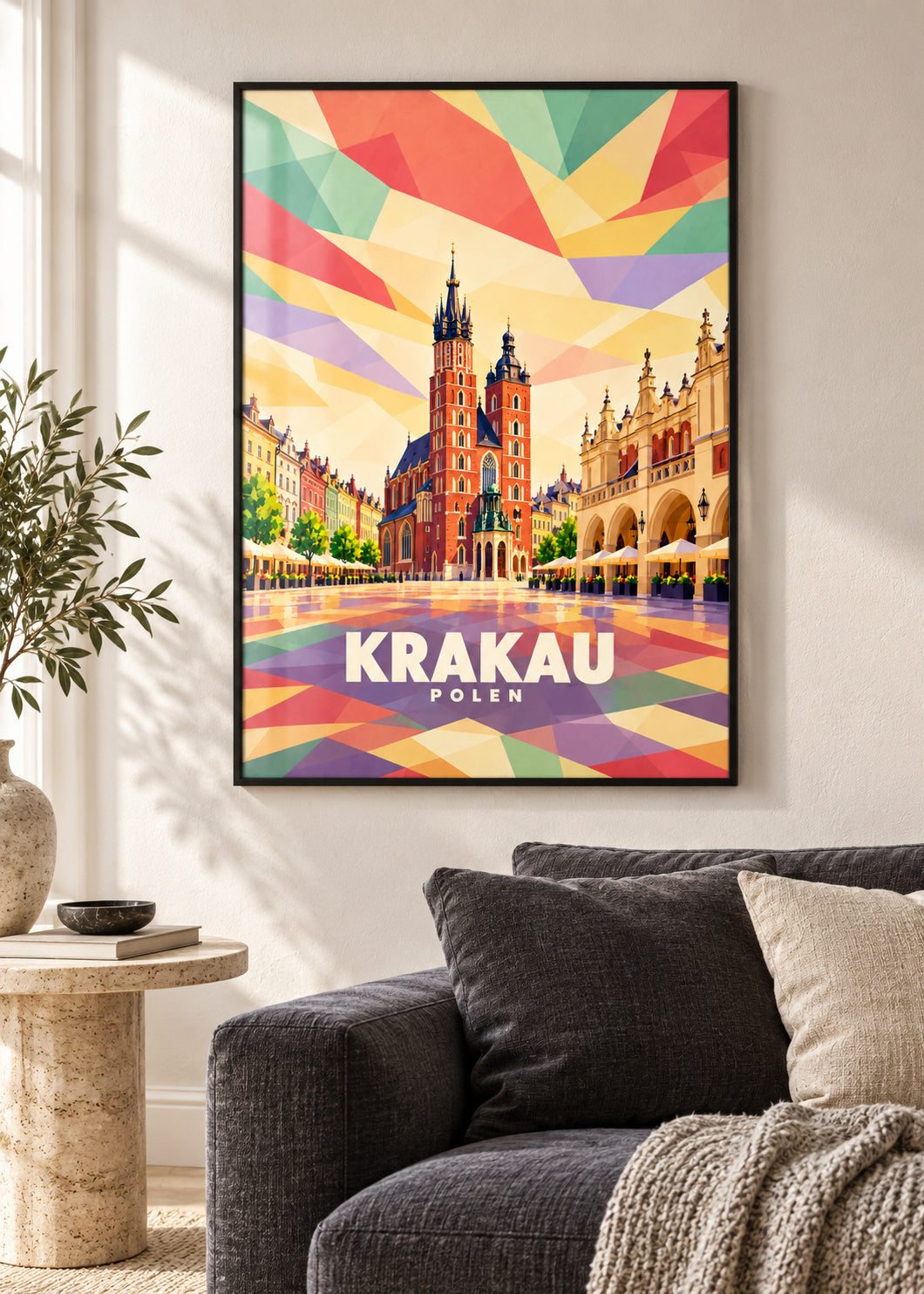 Krakau – Polen – schwarzer Rahmen