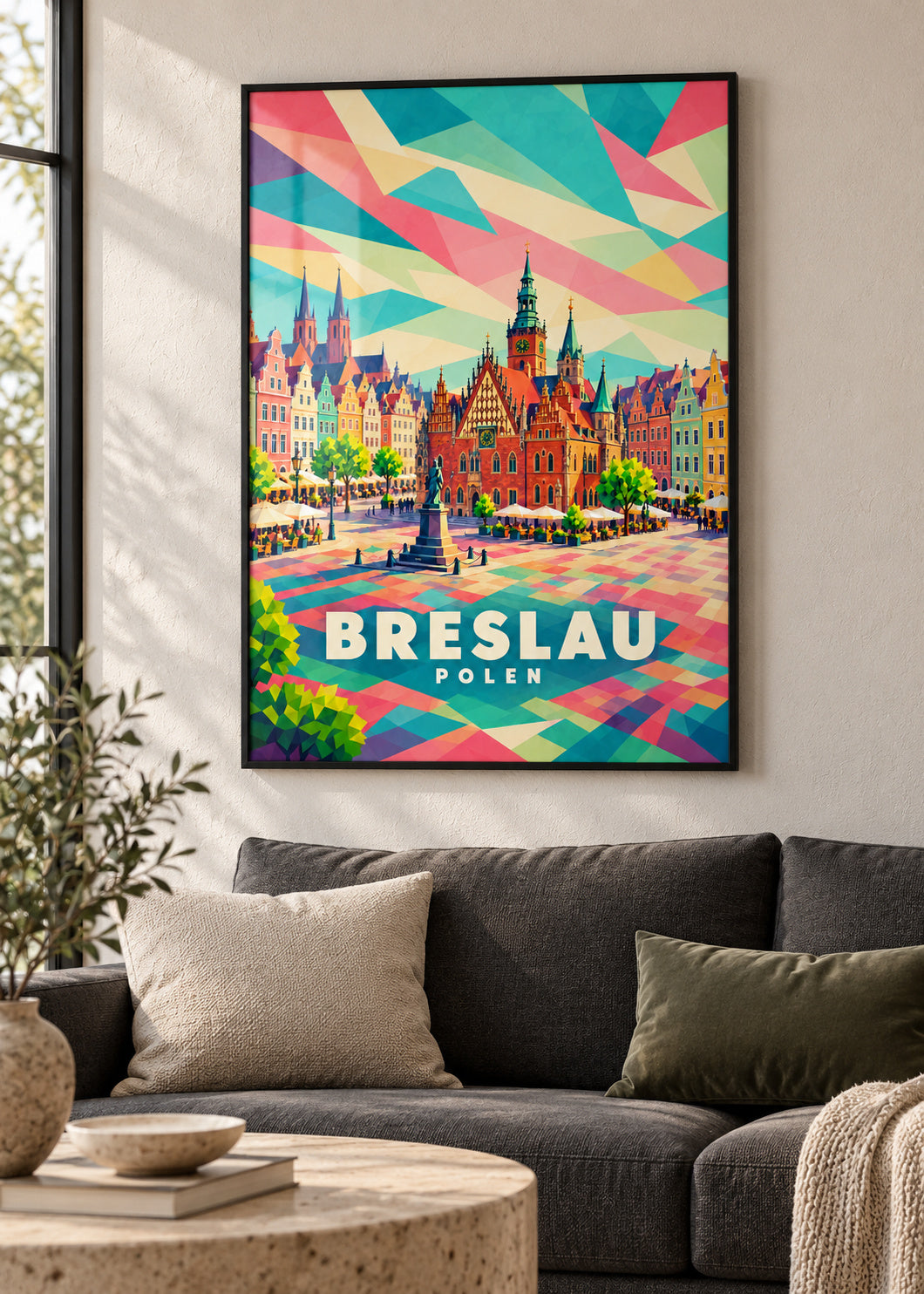 Breslau – Polen – schwarzer Rahmen