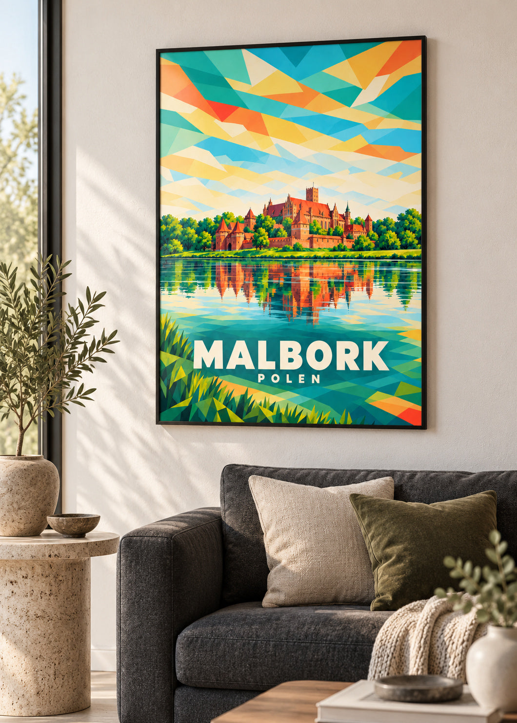 Malbork – Polen – schwarzer Rahmen