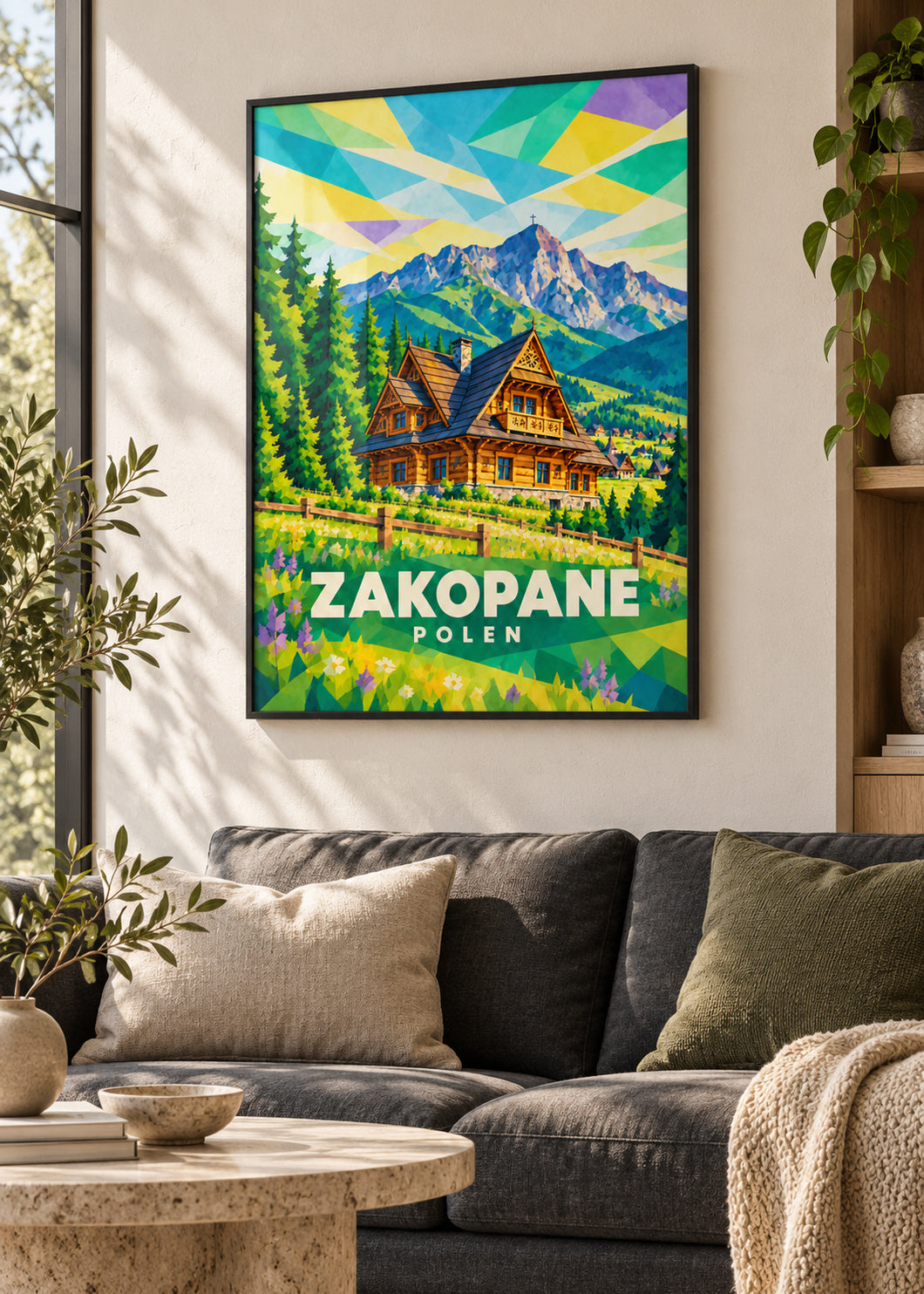 Zakopane – Polen – schwarzer Rahmen