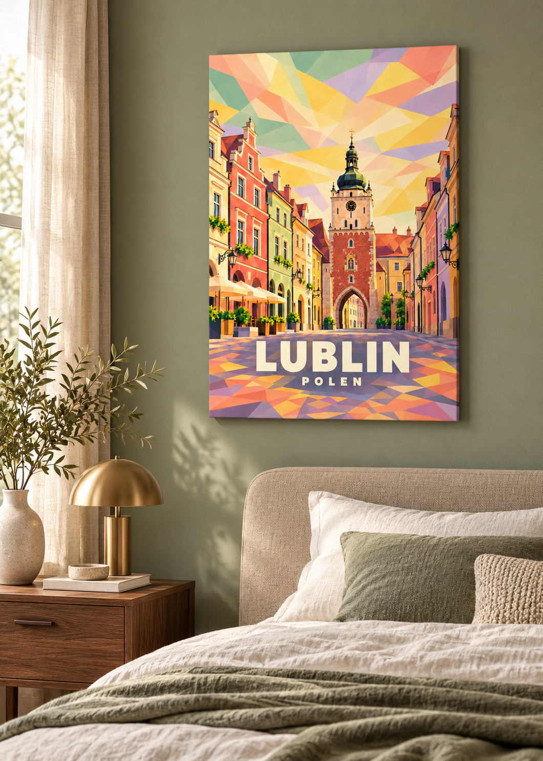 Lublin – Polen – Leinwand Slim