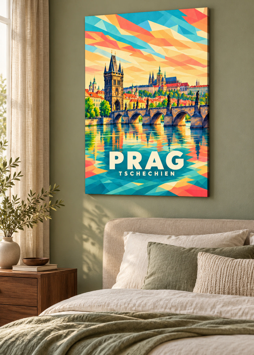 Prag – Tschechien – Leinwand Slim