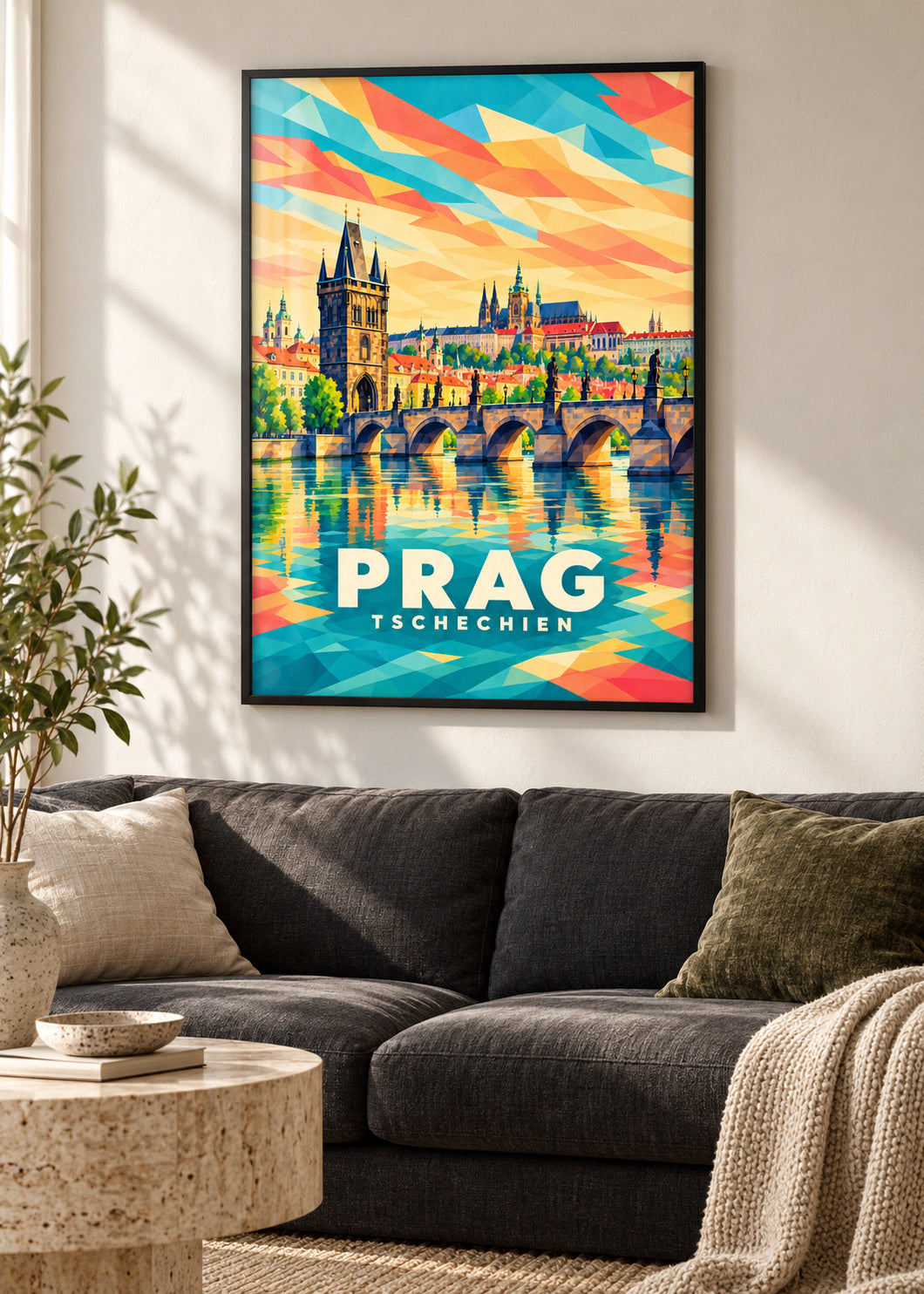 Prag – Tschechien – schwarzer Rahmen
