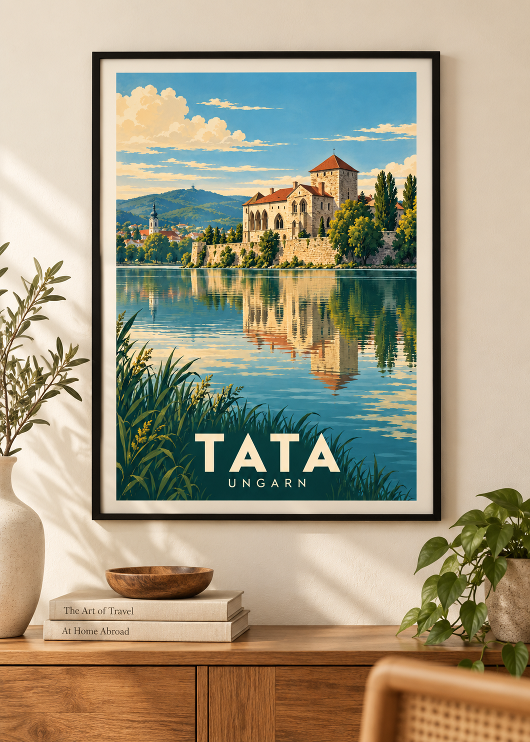 Tata Poster im schwarzen Rahmen