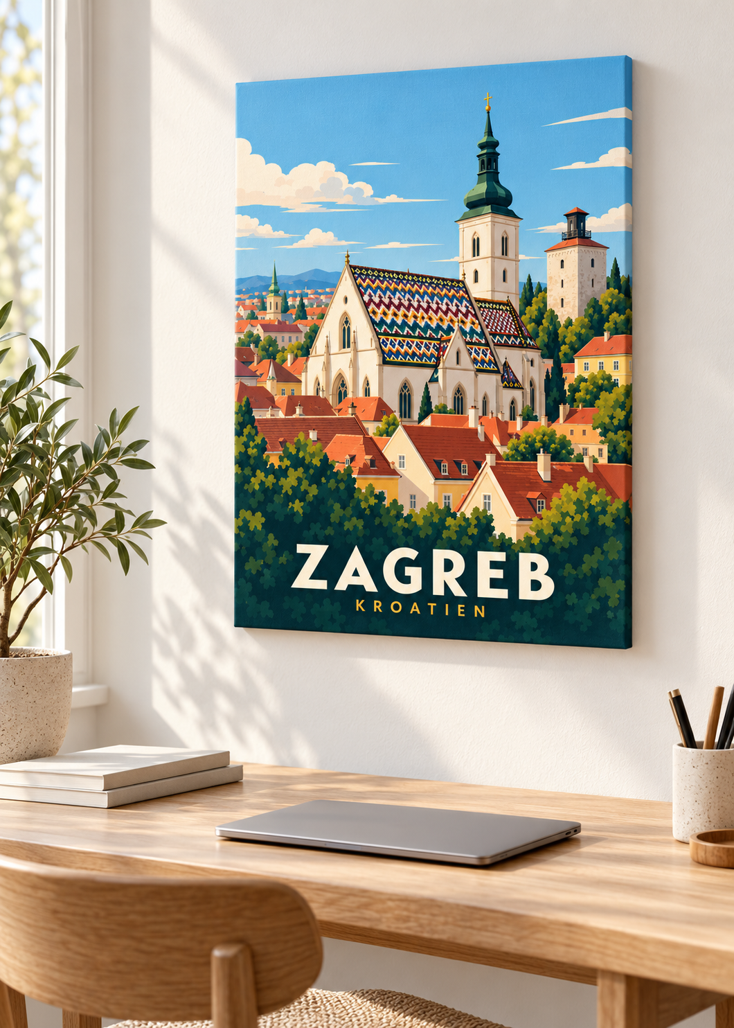 Zagreb als Leinwand