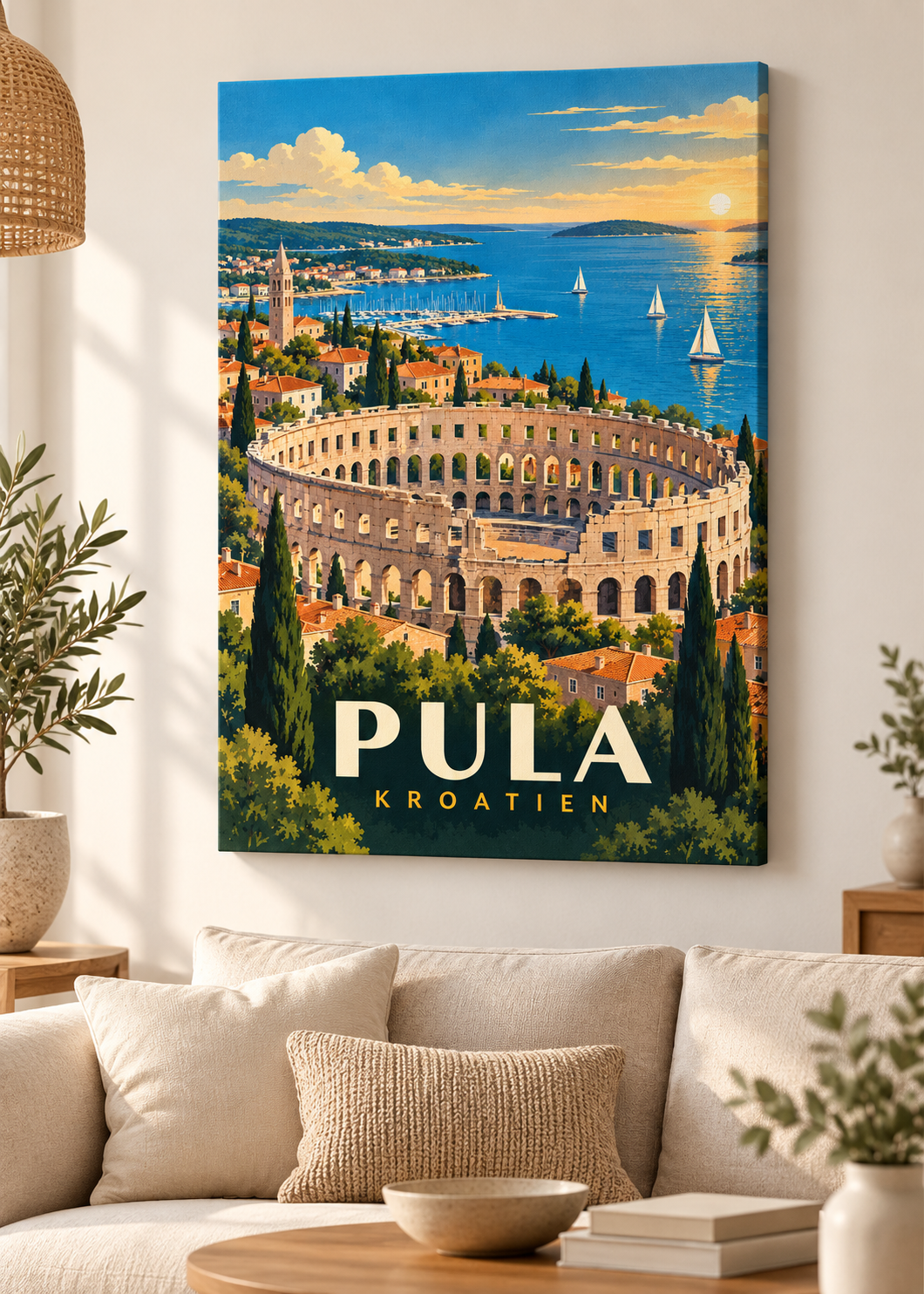 Pula als Leinwand