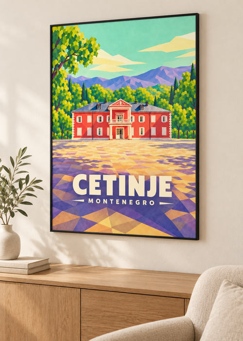 Cetinje – schwarzer Rahmen im Wohnraum