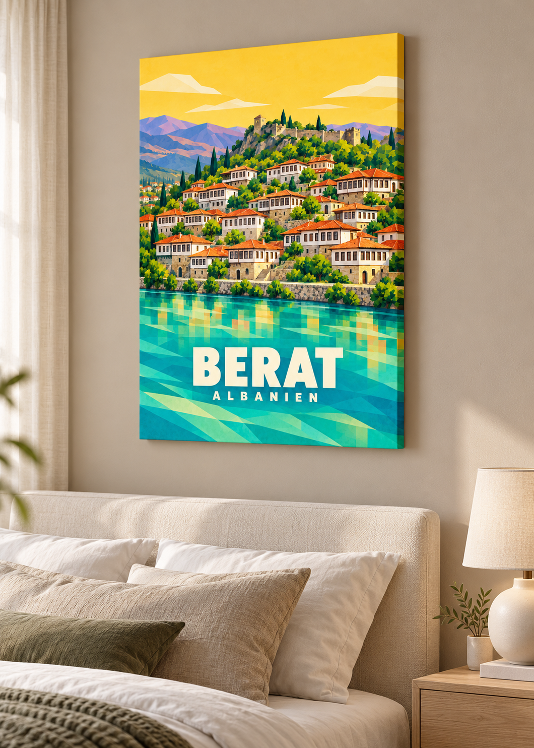 Berat – rahmenlose Slim-Leinwand