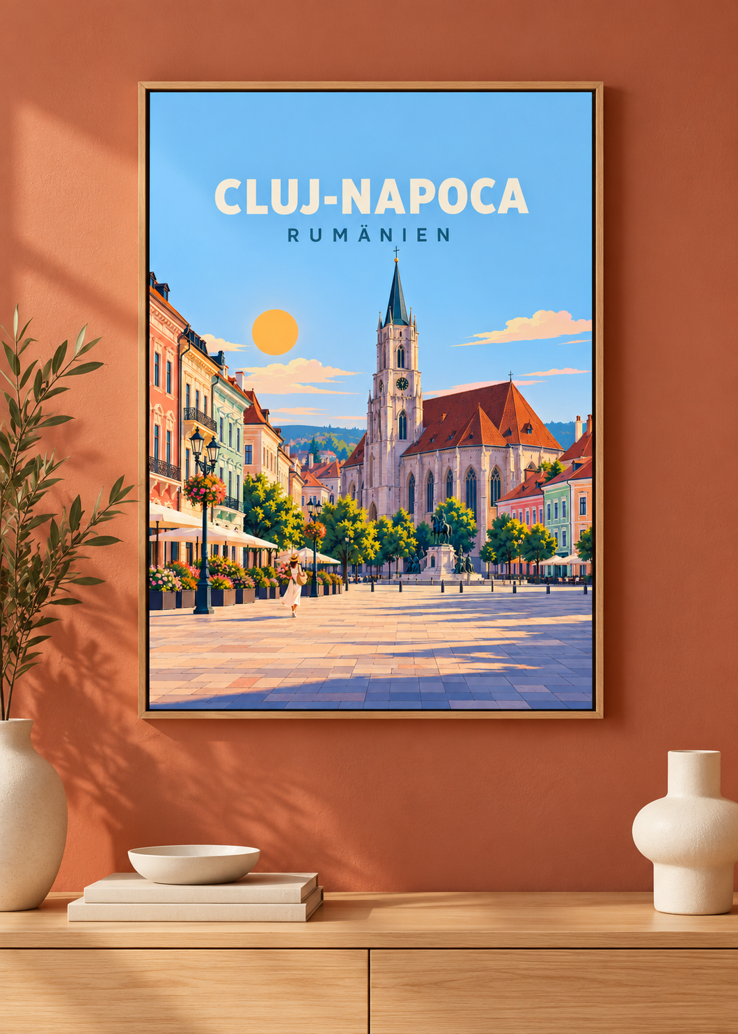 Cluj-Napoca – Eichen-Schattenfugenrahmen