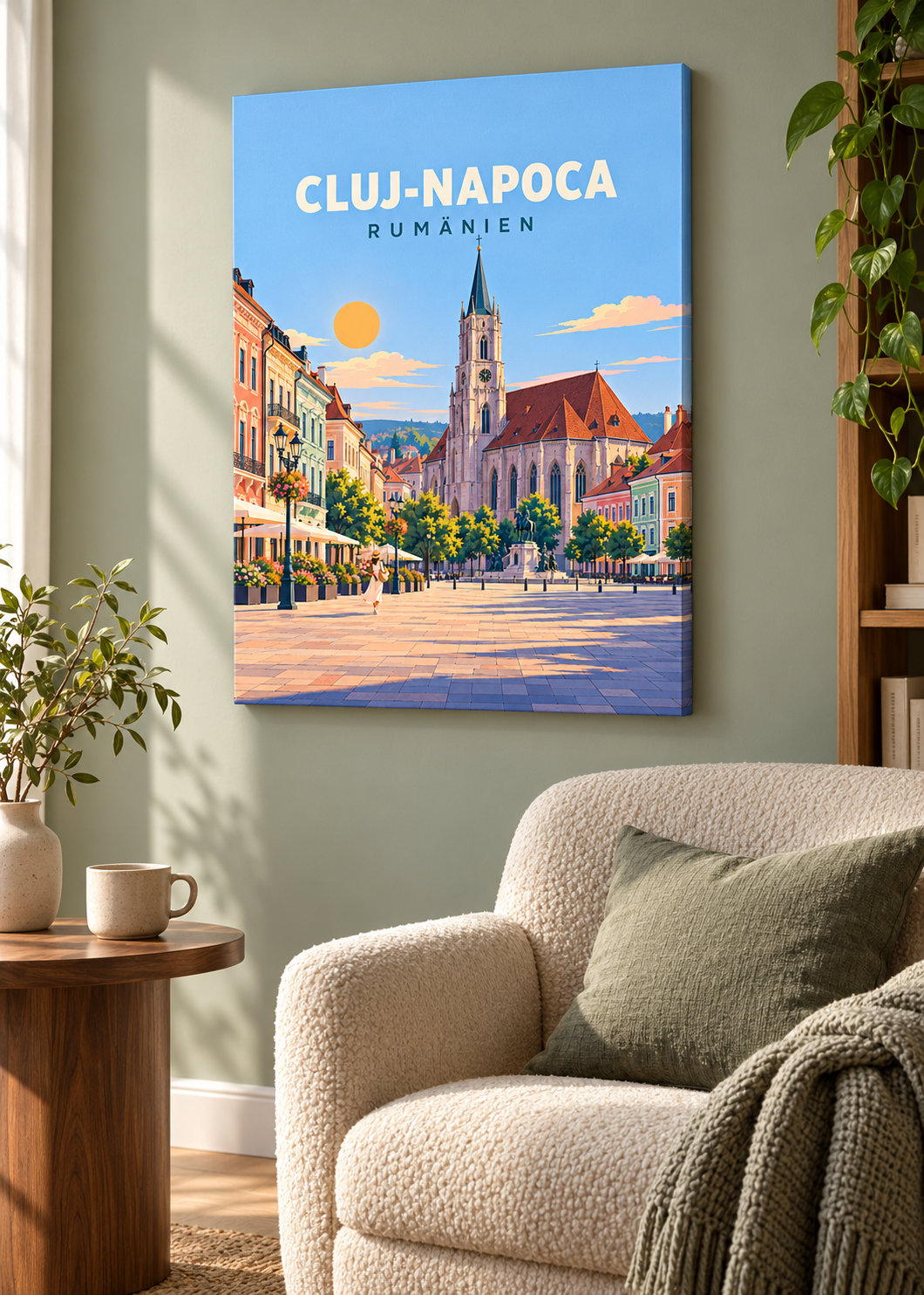 Cluj-Napoca – rahmenlose Slim-Leinwand