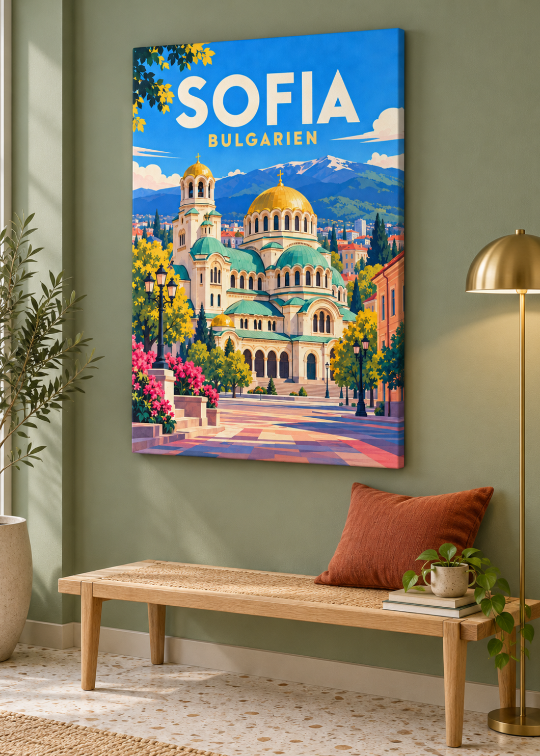 Sofia – rahmenlose Slim-Leinwand