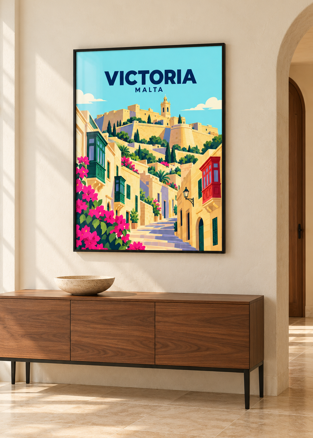 Victoria – dünner schwarzer Rahmen mit Acryl