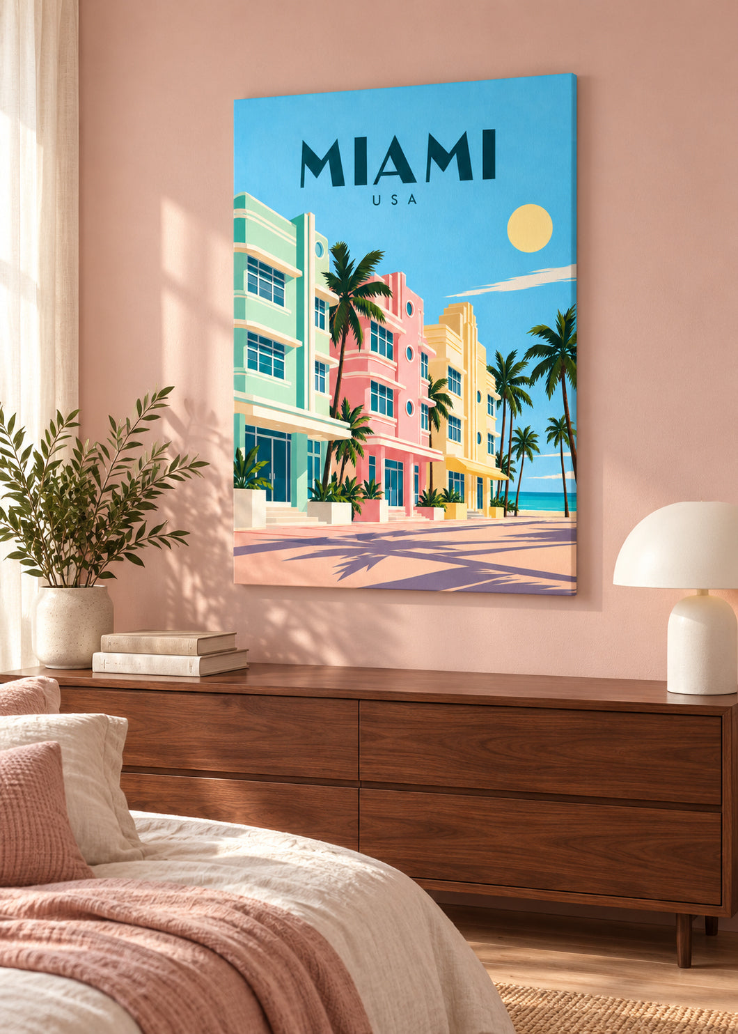Miami – rahmenlose Slim-Leinwand