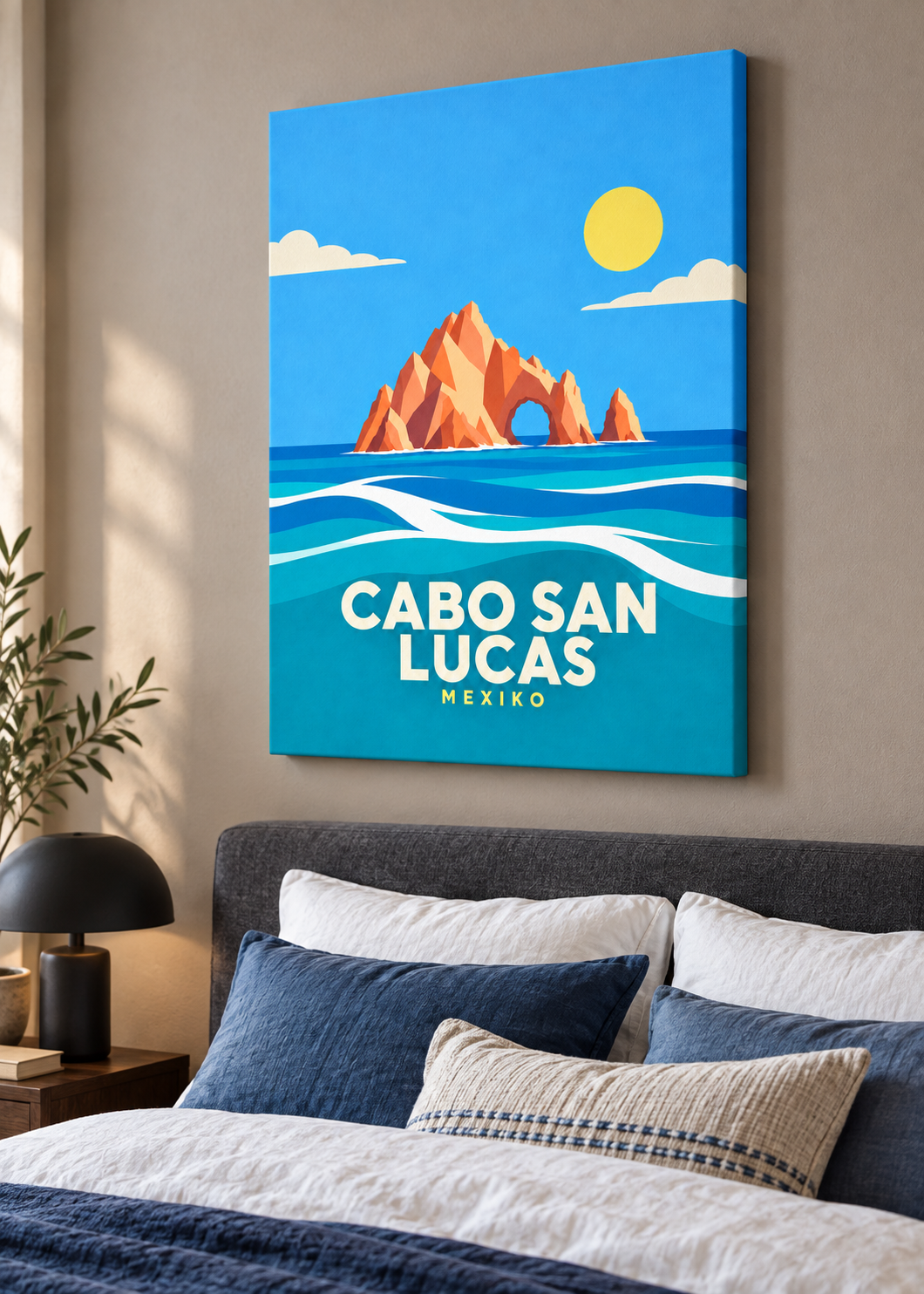 Cabo San Lucas als rahmenlose Slim-Leinwand
