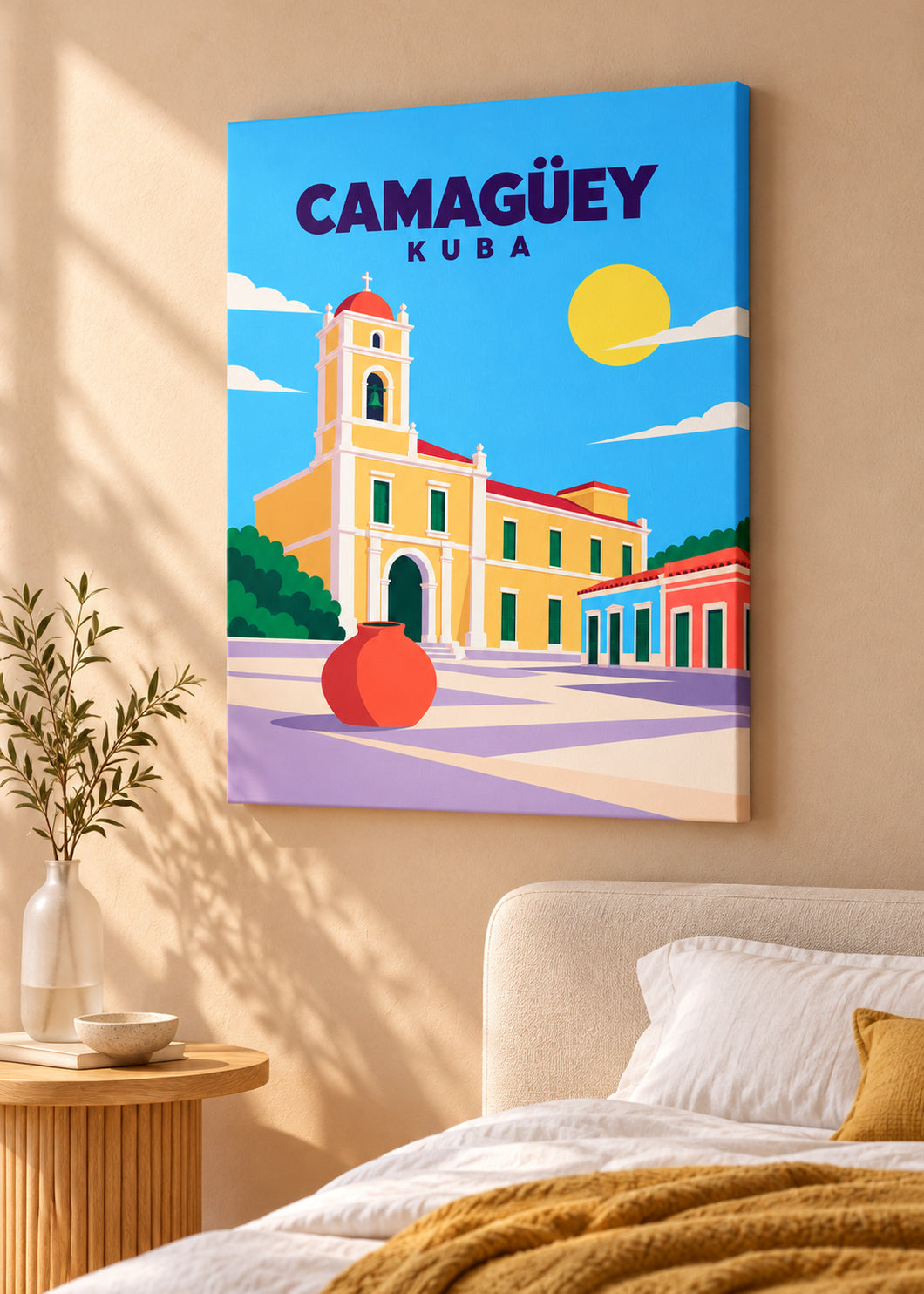 Camagüey – matte rahmenlose Slim-Leinwand