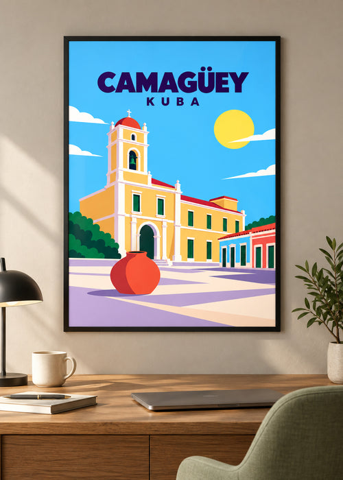 Camagüey – dünner schwarzer Rahmen mit Acrylglas