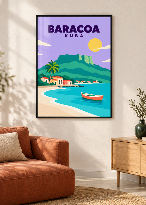Baracoa – dünner schwarzer Rahmen mit Acrylglas